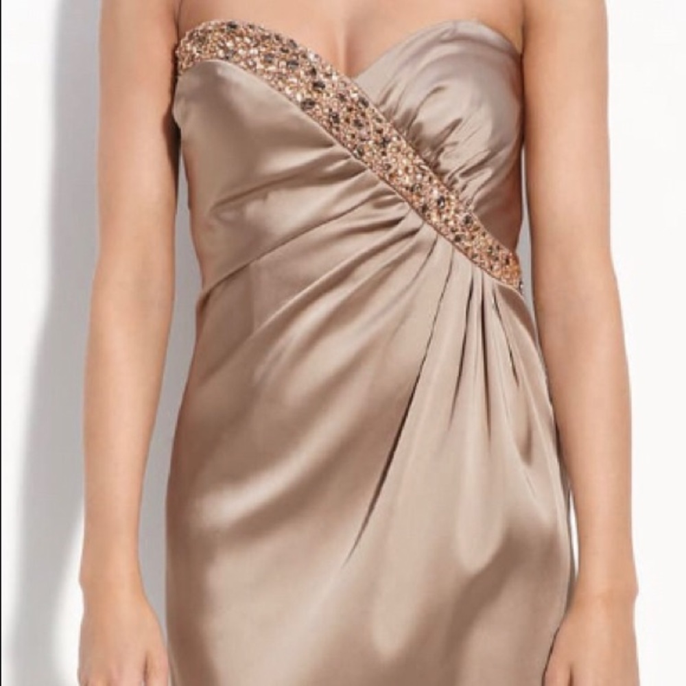Maggy London formal strapless dress